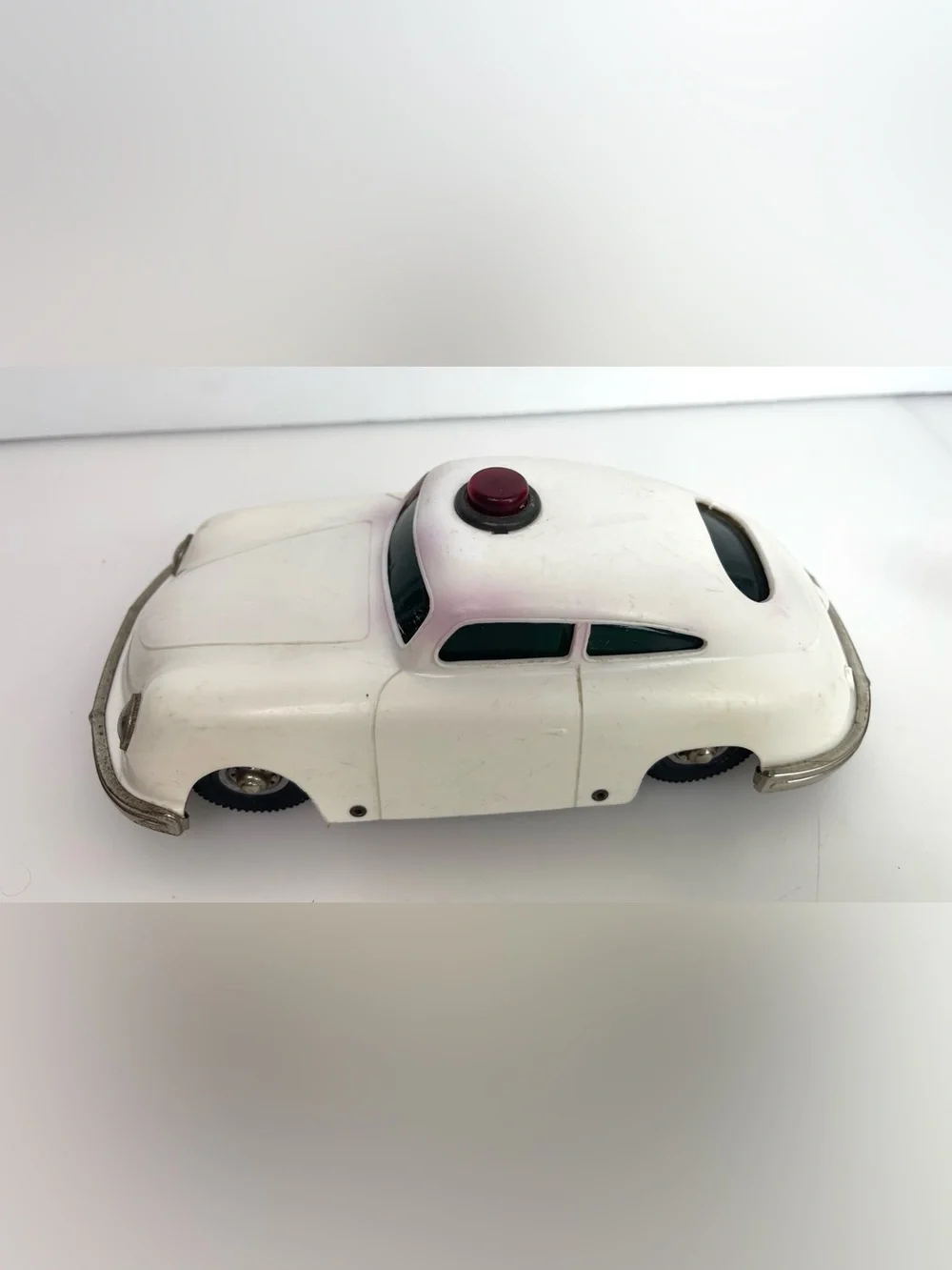 Vintage 1960s Porsche 356 Polizei Police friction car toy collectible